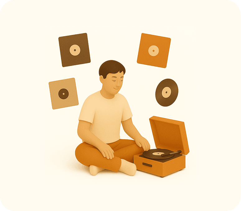 Collectionneur de vinyles